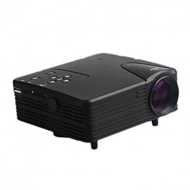Mini HD Home LED Projector 640x480 with VGA USB SD HDMI Input