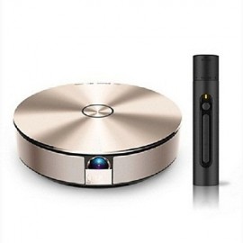 G1S 3D DLP Smart Home Theater Support 1080P 300' Hi-Fi Bluetooth Android 4.3 WIFI Projector Gold
