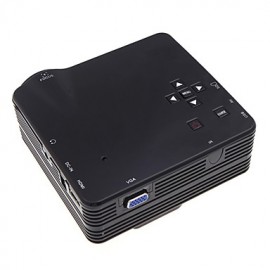 Mini HD Home Super Bright LED Technology Projector , PC Laptop VGA USB SD HDMI