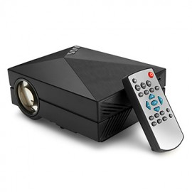 1080P Mini LCD Projector Portable Support AV/SD/USB/HDMI/VGA - G60 Home Cinema Theater Interface Video Games Movie  