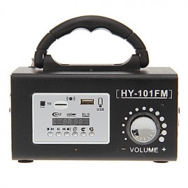 Patent Portable Mini Wooden Speaker Support SD MMC Card with FM Radio (HY-101FM)