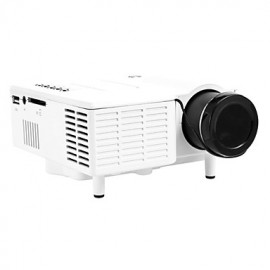 Mini LED Projector 400Lumen 320x240 with VGA USB SD HDMI